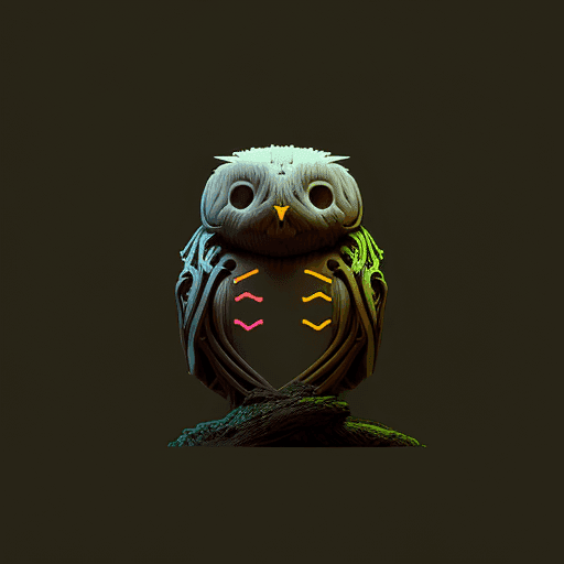 ASCII Owls 3D #44