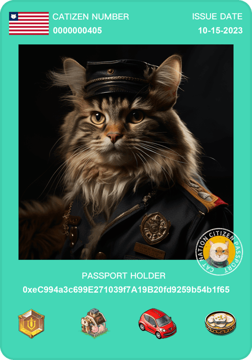 Catizen Passport #405