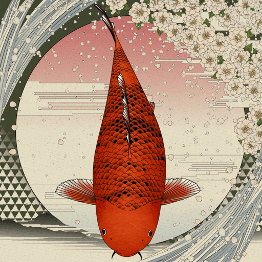 Carp and Seasons #7976