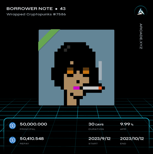 Arcade.xyz Borrower Note