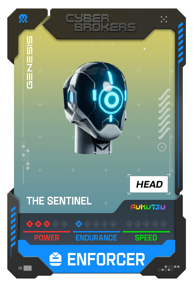 The Sentinel Enforcer Head