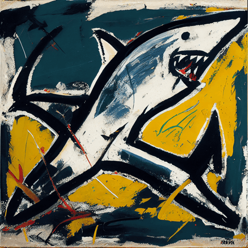 Abstract Shark by Kimi #31