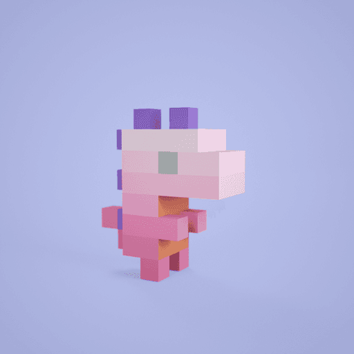 3D tiny dino #0064