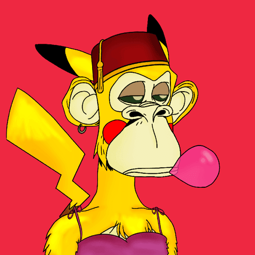 Pikachu Ape Yacht Club #13