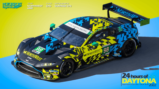 #98 Northwest AMR Aston Martin Vantage GT3