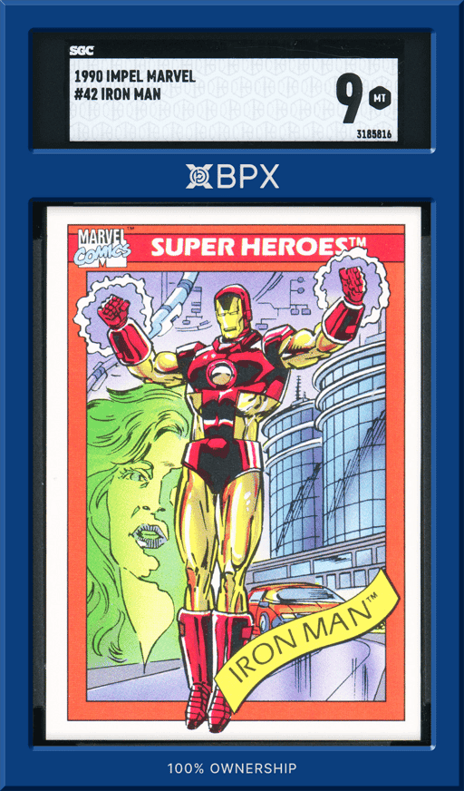 1990 Impel Iron Man - SGC 9 (Cert: 3185816)