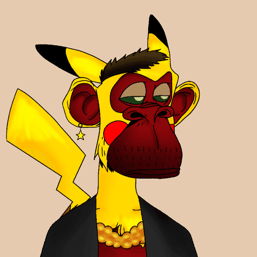 Pikachu Ape Yacht Club #10