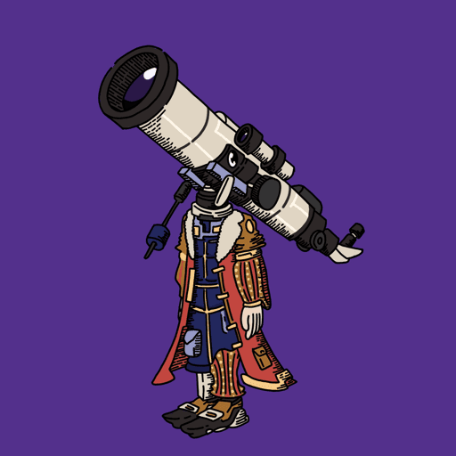 Astronomer one eyed guy #00028