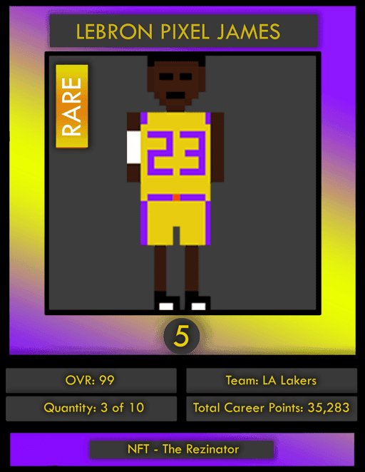 Lebron Pixel James