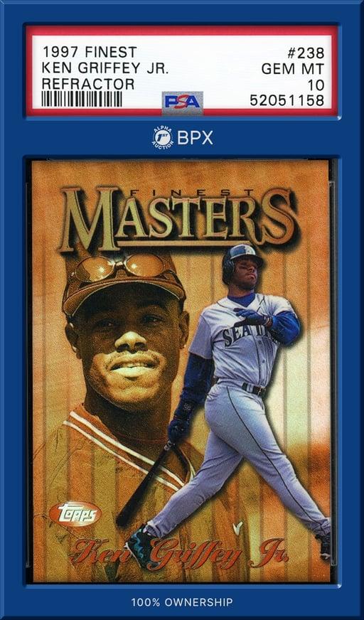 1997 Topps Finest Ken Griffey Jr. - PSA 10 (Cert: 52051158)