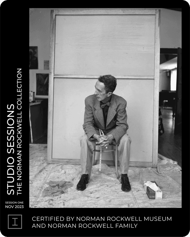 Studio Sessions: Waiting for the Art Editor - Portrait, Rockwell as Elder Artist - #1