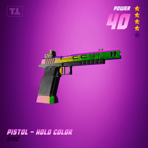 PISTOL - HOLO COLOR #1303