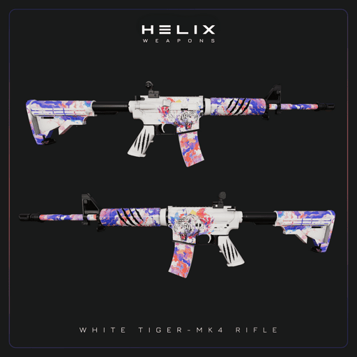 HELIX - White Tiger Gun Skin