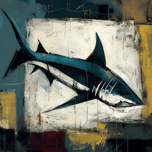 Abstract Shark by Kimi #17