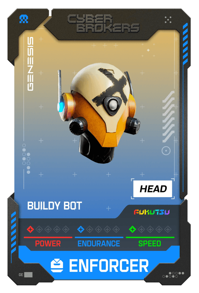 Buildy Bot Enforcer Head