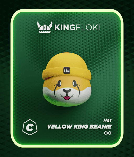 YELLOW KING BEANIE