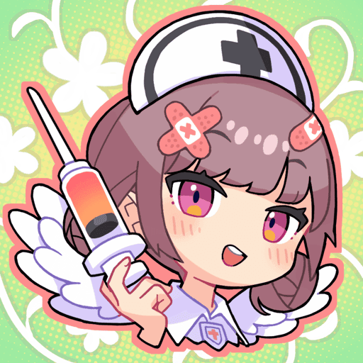 Nurse Shot Time - MEGAMI stamp #15