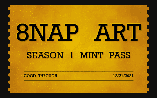 8NAP ART Season One Mint Pass #64