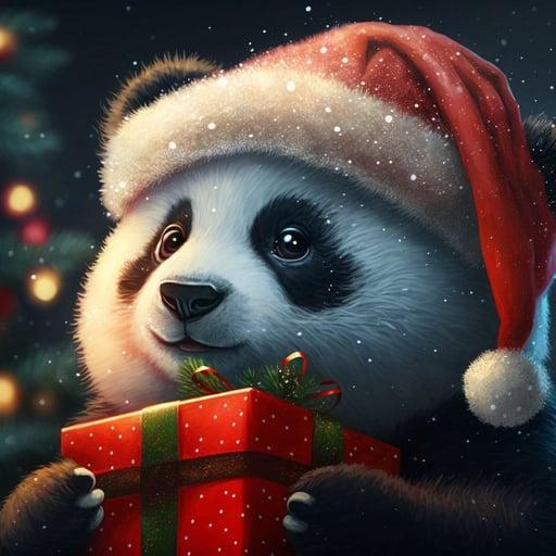 New year panda