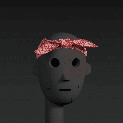 Head: Bandana Red