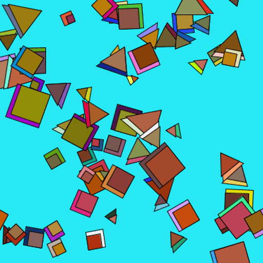 Squares & Triangles 45