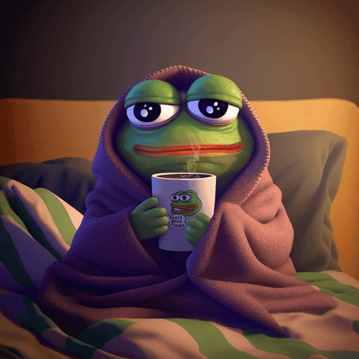 Very Cosy Pepe 🐸☕ #75/99