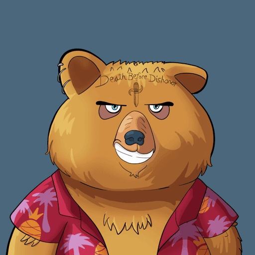 #2347 • Jaggy Tacky Butterscotch Bear