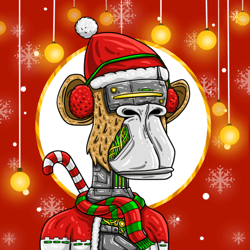 Cyborg Ape "Christmas Brown Ape"