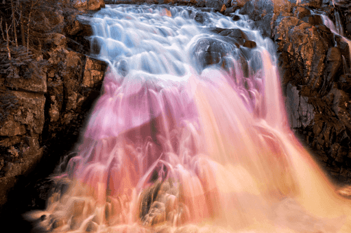 Bokeh Rainbow Falls