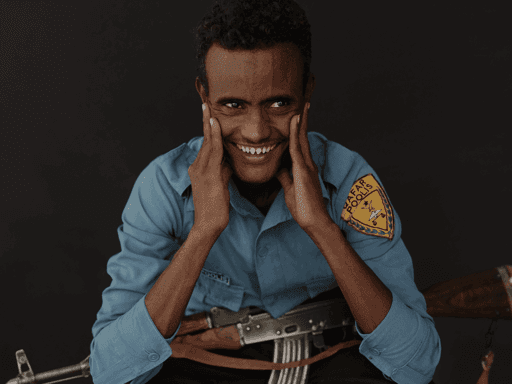 Ethiopia - Portraits - Portrait of Umer, a policeman