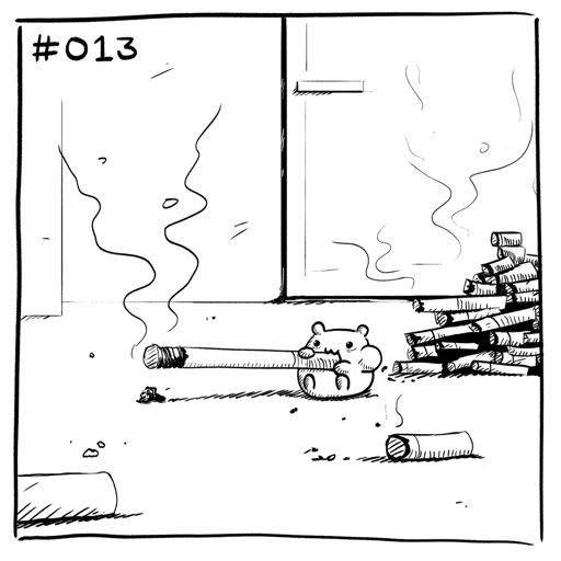 Suicidal Hamster #013 - Chain Smoking