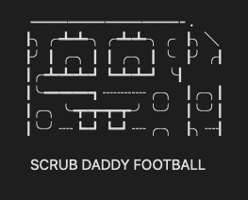 SCRUB DADDY FOOTBALL #2