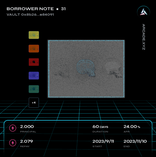 Arcade.xyz Borrower Note