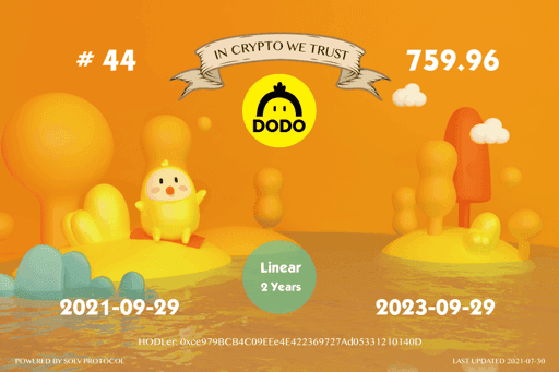 DODO Allocation Voucher #44 - 759.96 - Linear