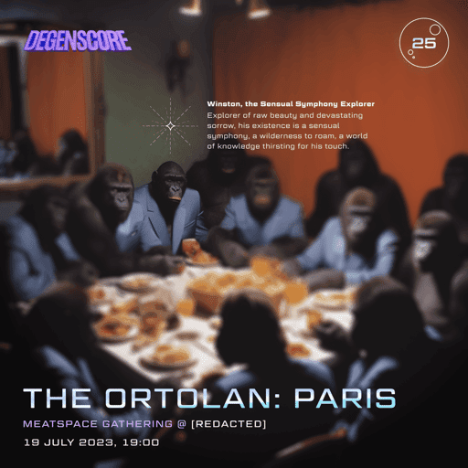 The Ortolan: Paris - 2023 Ticket