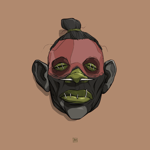 Tribal Shrunken Head