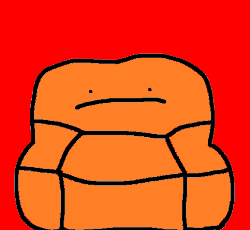 Sad Orange Couch