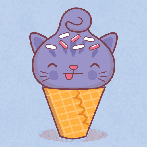 Kitty Cone #1291