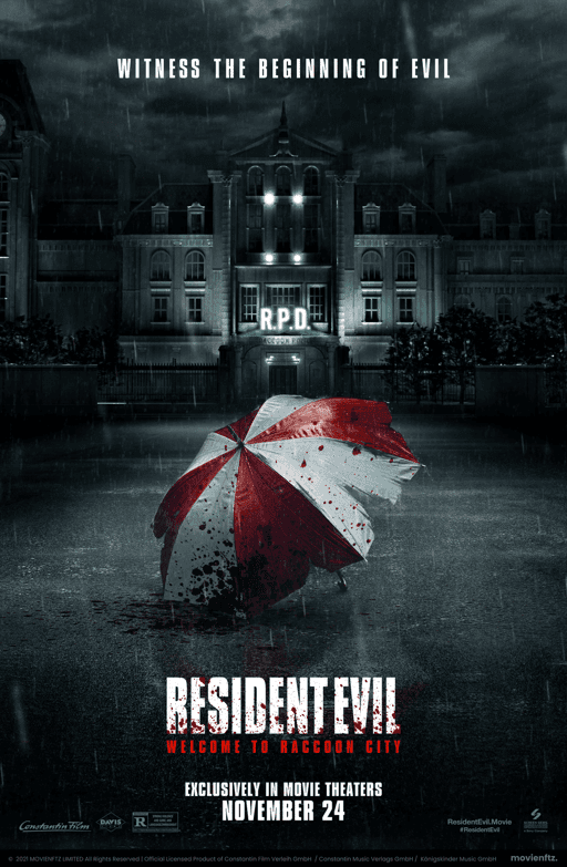 Resident Evil: Welcome to Raccoon City (2021) poster NFTs