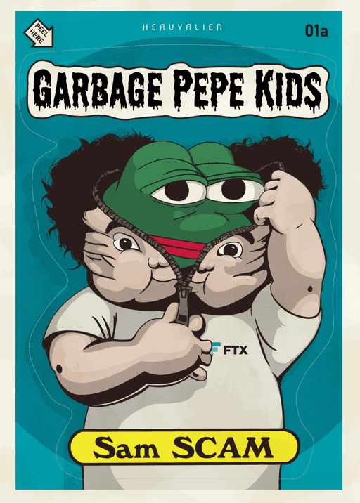 Garbage Pepe Kids #01a - Sam Scam