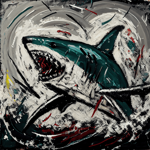 Abstract Shark by Kimi #4