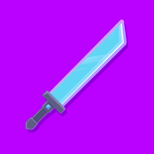 Cyborg Glowing Sword