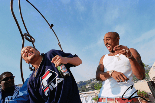 Tupac Shakur Los Angeles, CA 1995 from the hip hop images digital poster series by Chi Modu