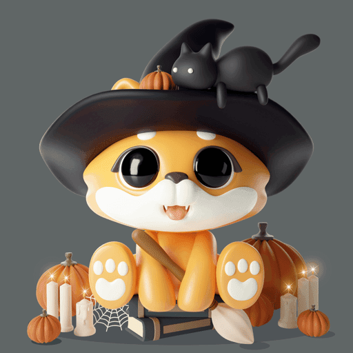 047 Shiba inu kati : Witch