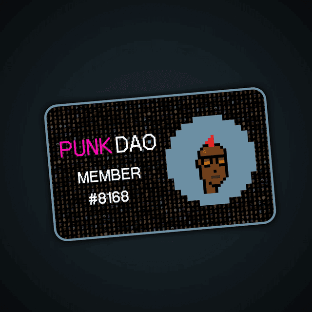 Punk DAO Membership #8168