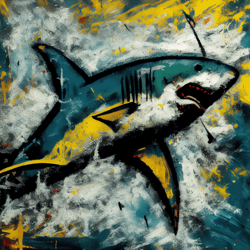 Abstract Shark by Kimi #13