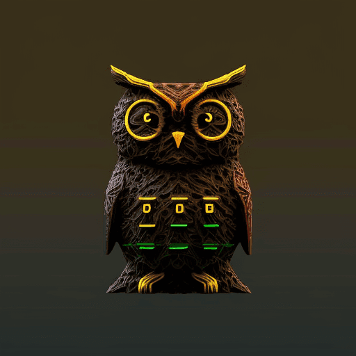 ASCII Owls 3D #39