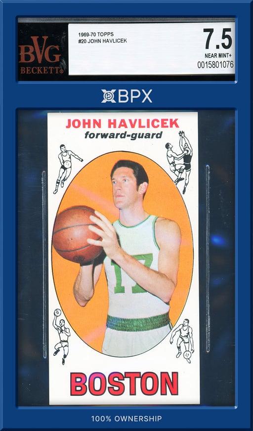 1969 Topps John Havlicek - BVG 7.5 (Cert: 0015801076)