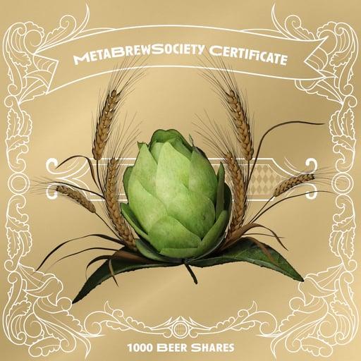 MetaBrewSociety Genesis Certificate #1