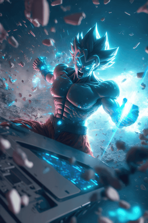 BEEPLE // GOKU DESTROYS ALL EVERYDAYS